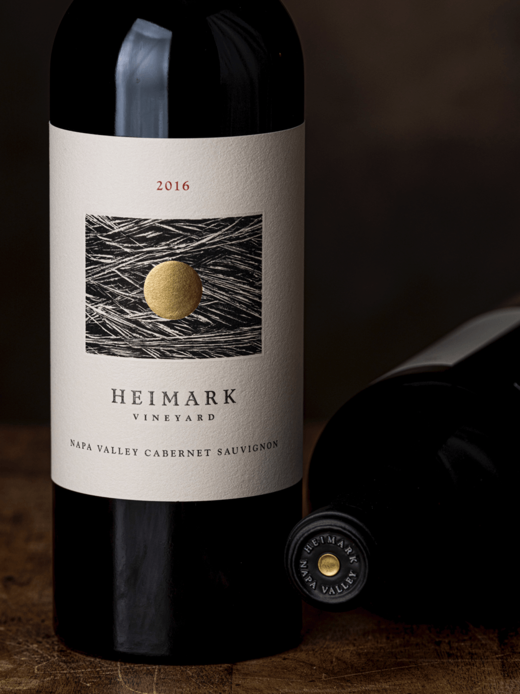 Heimark 2016 Cabernet Sauvignon Wine Bottle Label